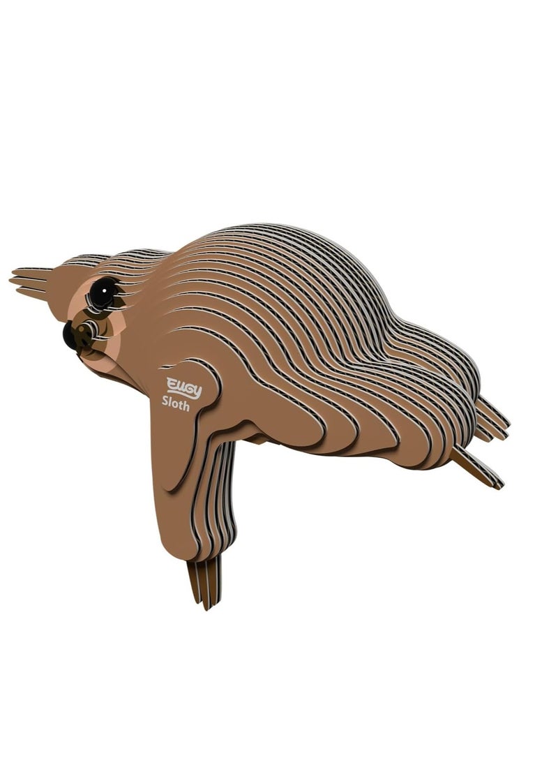 EUGY - EUGY 3D Sloth Puzzle - Relaxing and Fun DIY Craft Kit for Kids and Adults - Image 1