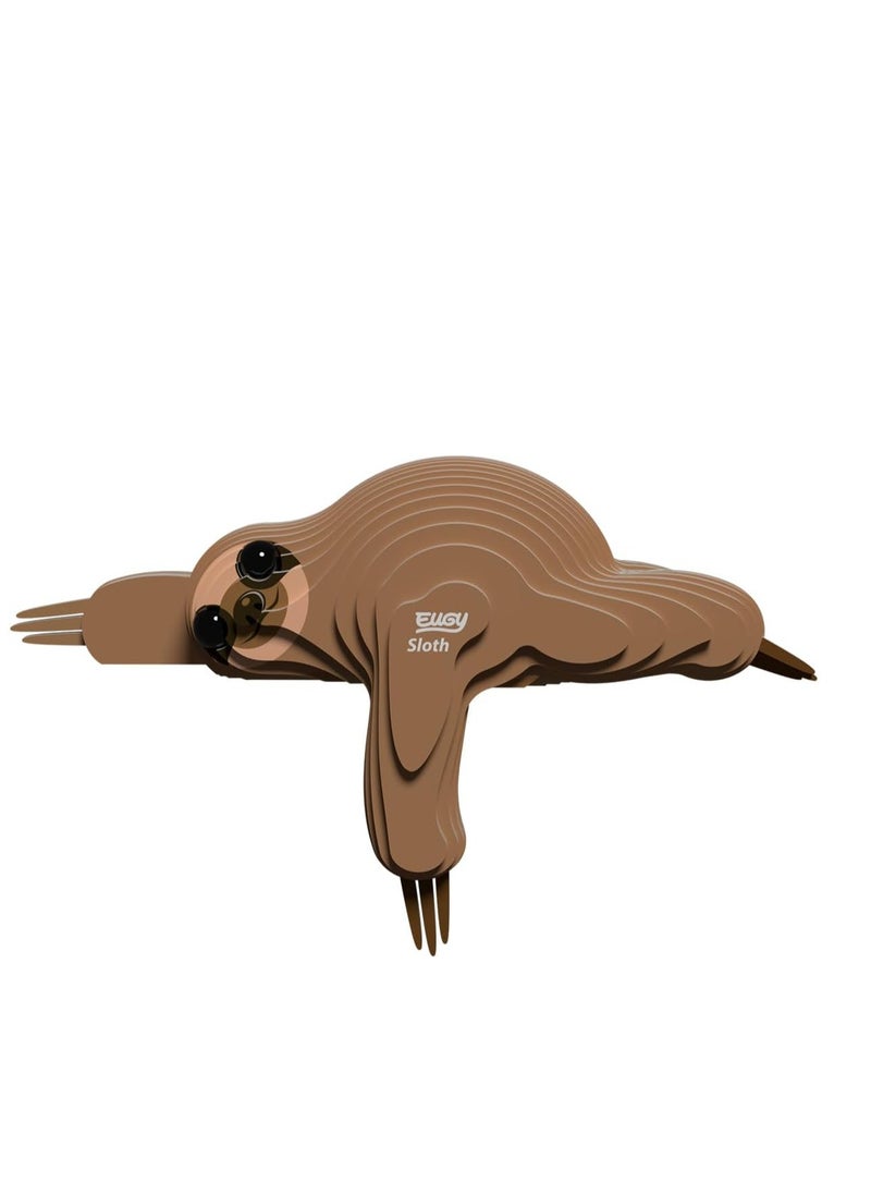 EUGY - EUGY 3D Sloth Puzzle - Relaxing and Fun DIY Craft Kit for Kids and Adults - Image 1