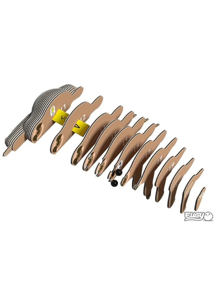 EUGY - EUGY 3D Sloth Puzzle - Relaxing and Fun DIY Craft Kit for Kids and Adults - Image 1