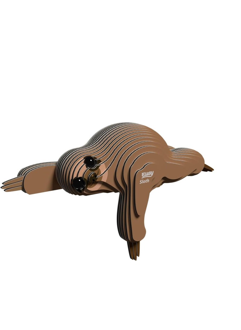 EUGY - EUGY 3D Sloth Puzzle - Relaxing and Fun DIY Craft Kit for Kids and Adults - Image 1