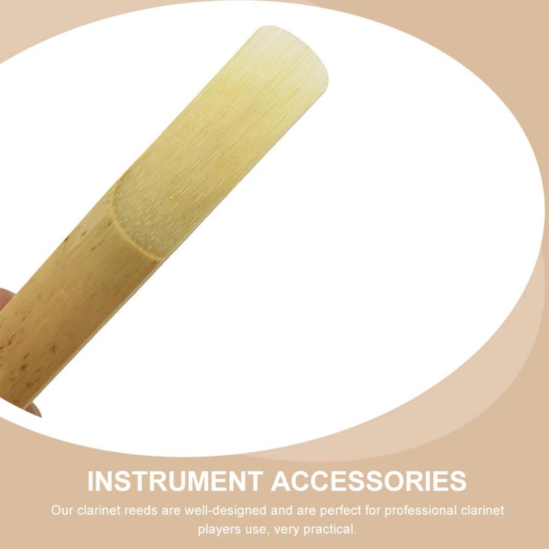 10pcs Clarinet Reeds Strength 2.5 for B-flat Clarinet Professional Woodwind Instrument Accessories Suitable for Beginner and Player Use - Image 3