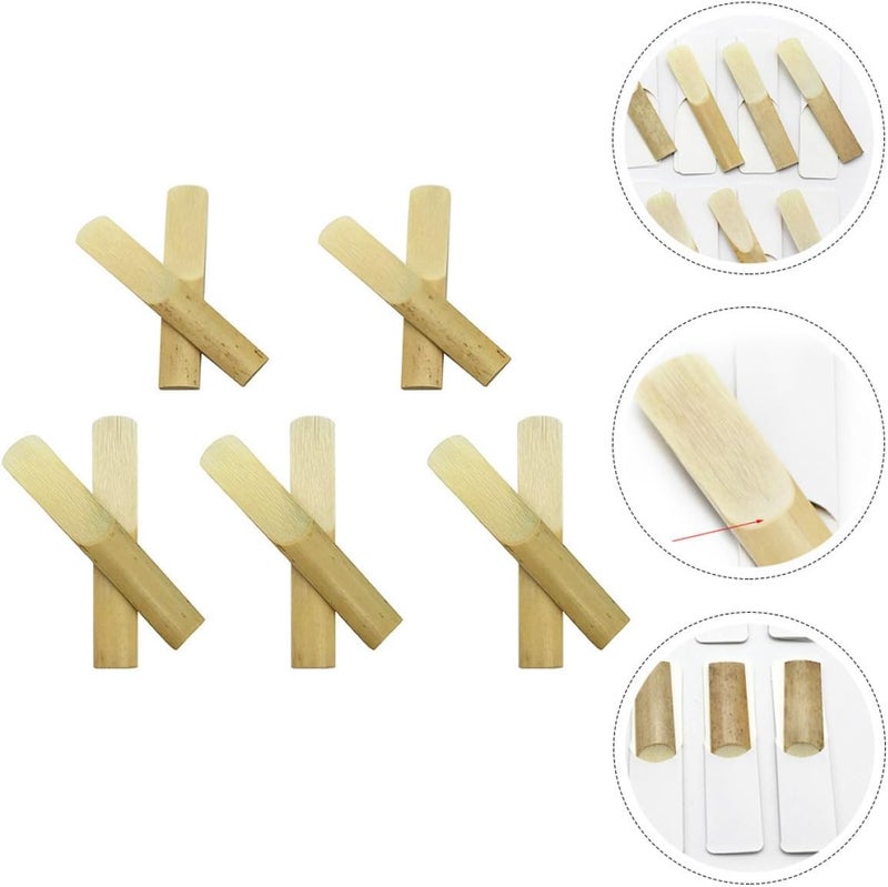 10pcs Clarinet Reeds Strength 2.5 for B-flat Clarinet Professional Woodwind Instrument Accessories Suitable for Beginner and Player Use - Image 5