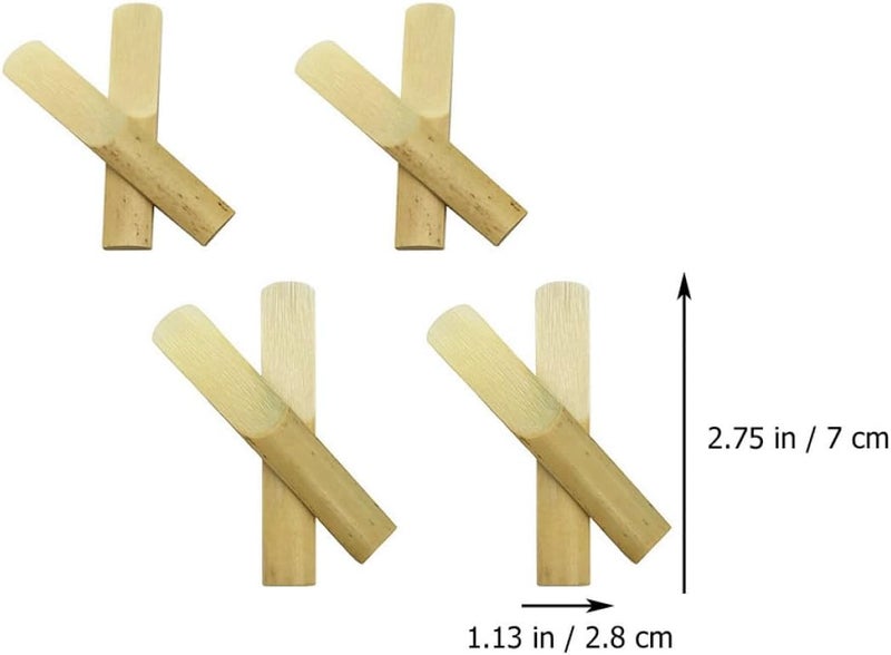 10pcs Clarinet Reeds Strength 2.5 for B-flat Clarinet Professional Woodwind Instrument Accessories Suitable for Beginner and Player Use - Image 2