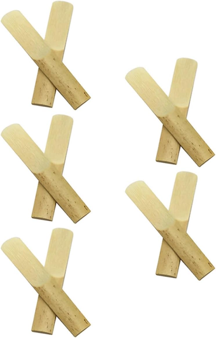 10pcs Clarinet Reeds Strength 2.5 for B-flat Clarinet Professional Woodwind Instrument Accessories Suitable for Beginner and Player Use - Image 1