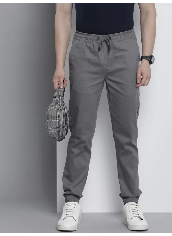 شركة المرآب الهندية Tornado Men Slim Fit Casual Solid Chino Jogger