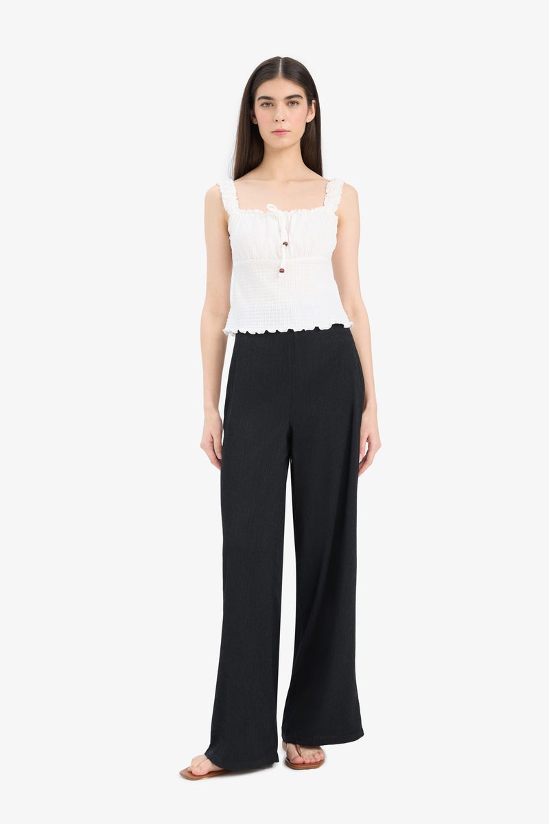 DeFacto Woman Slim Fit Square Collar Tank Top  - Image 5