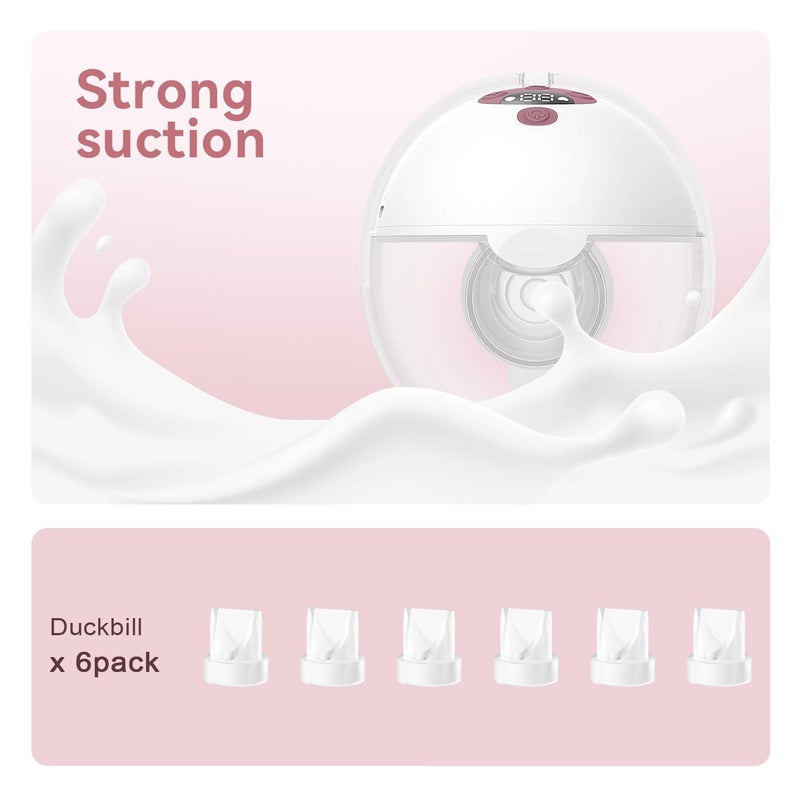 TOVVILD 6PCS Duckbill Valves Compatible with Momcozy M5/M6/V1/V1 Pro/V2/V2 Pro, Breast Pump Replacement Parts Accessories for Momcozy Pump,6PCS - Image 5