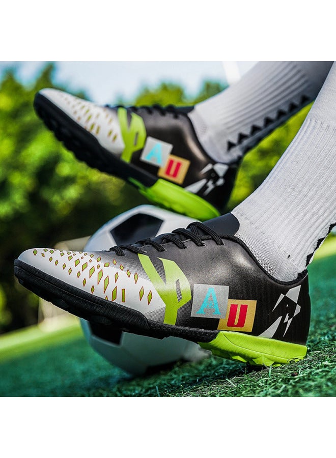 Football Shoes With Long Spikes And Broken Spikes, Football Game Sports Shoes For Men And Women, Youth Student Football Shoes