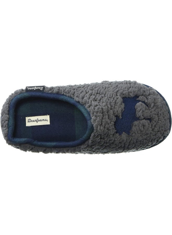 Dearfoams Dearfoams Kids Toddlers Embroidered Animal Character Clog unisex-baby Slipper - Image 5