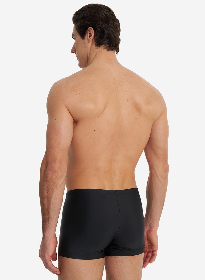 Joss Men's Swimming Trunks-Shorts Black – Elastic Fit, Adjustable Drawcord Waist, Abrasion-Resistant, Durable for Long-Term Use - Image 3