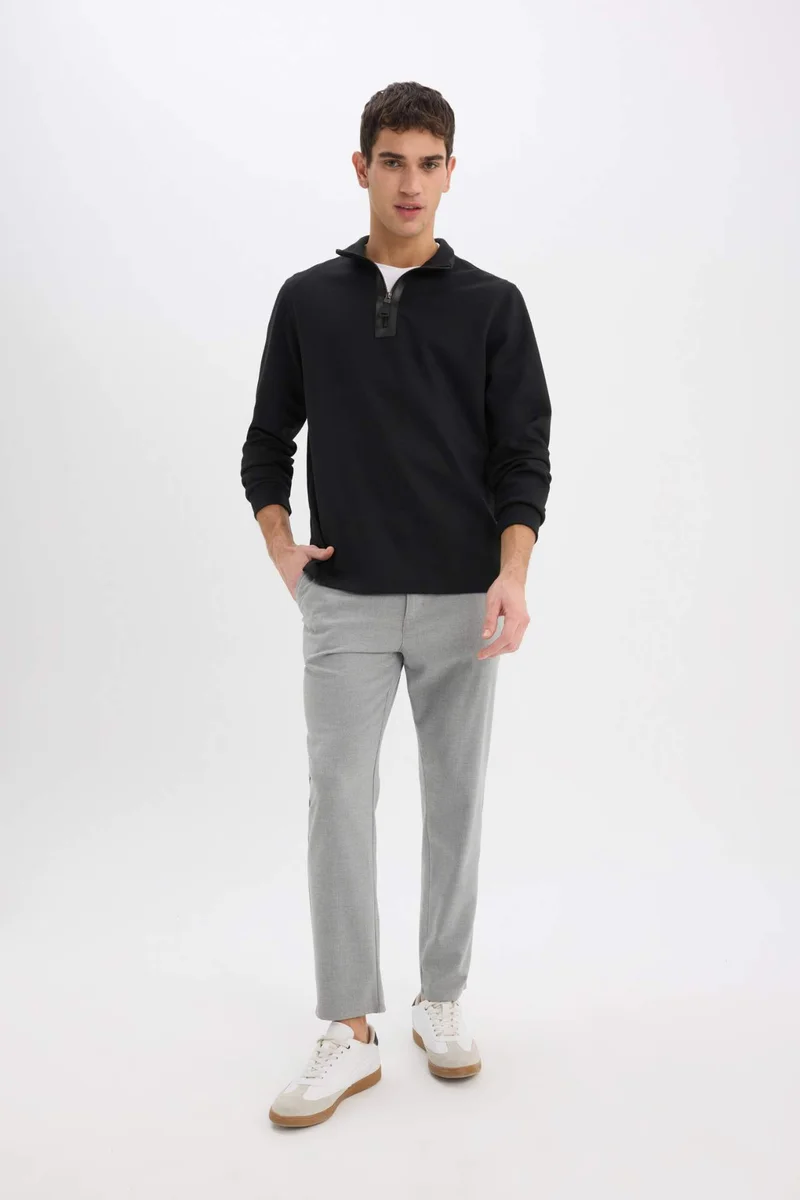 DeFacto Regular Fit Long Sleeve Sweatshirt