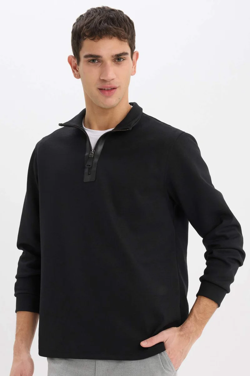 DeFacto Regular Fit Long Sleeve Sweatshirt
