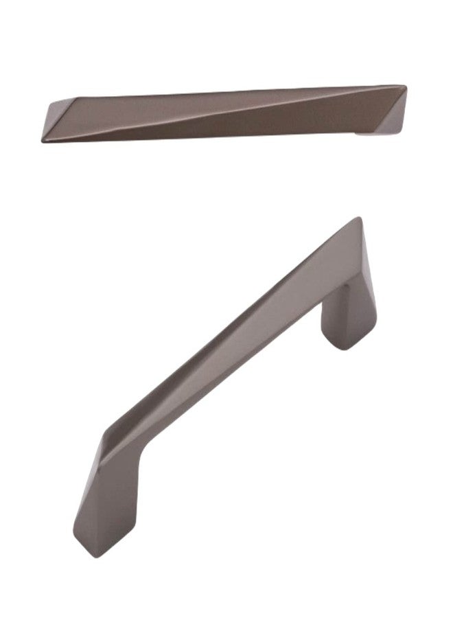 Atom 4.5 inches Zinc Cabinet Pull Handle | Black Matt Finish | Office Wardrobe Furniture Kitchen Drawer Push Bar, 223, Pack of 2 - Image 2