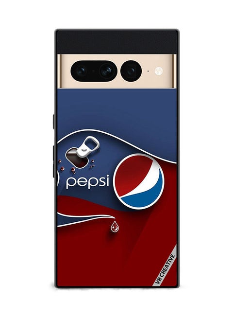 Protective Case Cover For Google Pixel 7 Pro Pepsi Design Multicolour