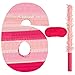 Birchio Pinks Number 6 Pinatas Bundle with a Blindfold and Bat162 x 11 x 4 Inches Perfect for Boys and Girls Birthday Party Supplies Pink Theme Birthday Decoration Pink Number 6 - Image 2