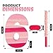 Birchio Pinks Number 6 Pinatas Bundle with a Blindfold and Bat162 x 11 x 4 Inches Perfect for Boys and Girls Birthday Party Supplies Pink Theme Birthday Decoration Pink Number 6 - Image 4
