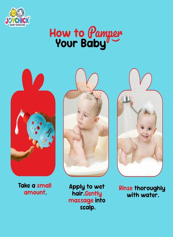 Joychick Baby Lotion 200ml with Coconut Oil and Sunflower Seed Oil and Shampoo 200ml with Aloe Vera and Chamomile | Nourishing Skin and Hair Care Combo (Pack of 10) - Image 5