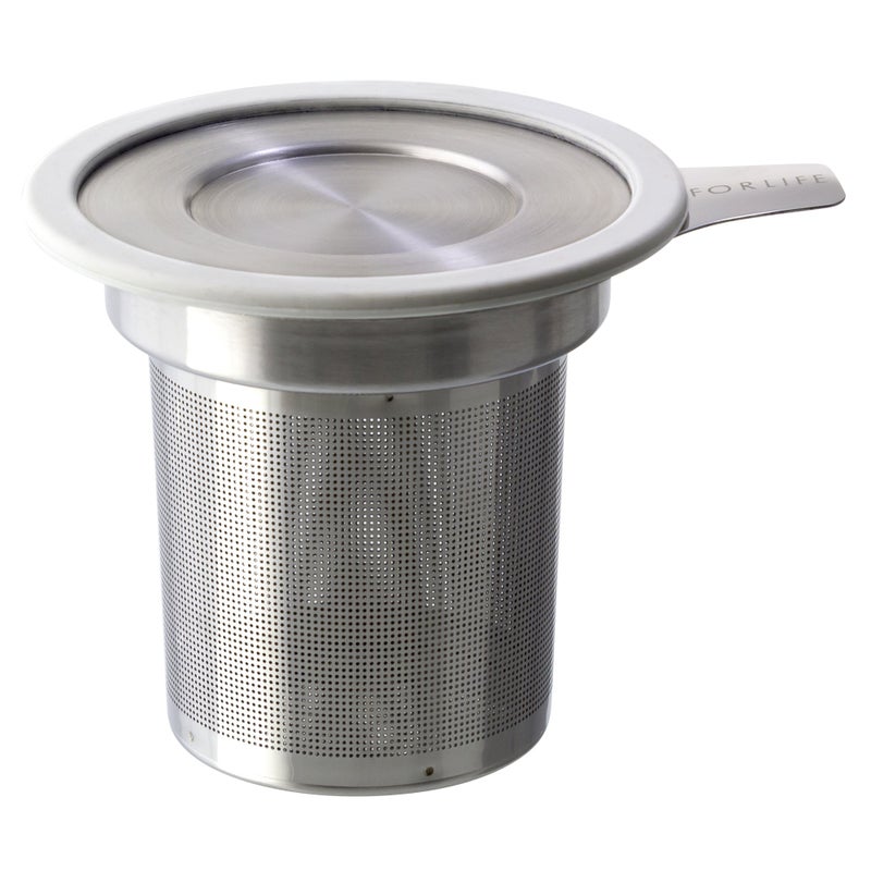 ForLife FORLIFE BrewinMug ExtraFine Tea Infuser with Lid White  - Image 1