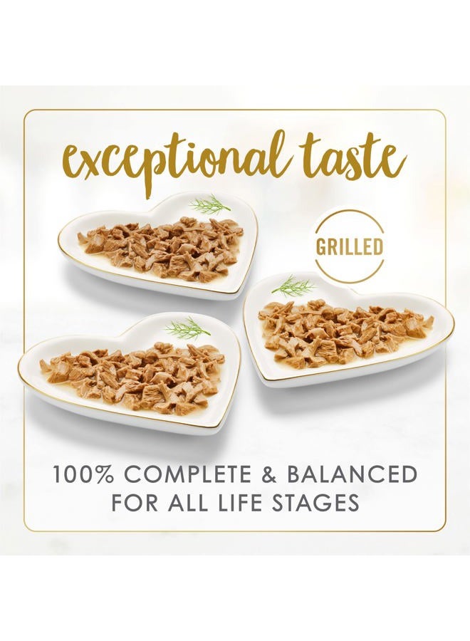 Fancy Feast Purina Fancy Feast Grilled Wet Cat Food Seafood Collection in Wet Cat Food Variety Pack - (Pack of 24) 3 oz. Cans - Image 3