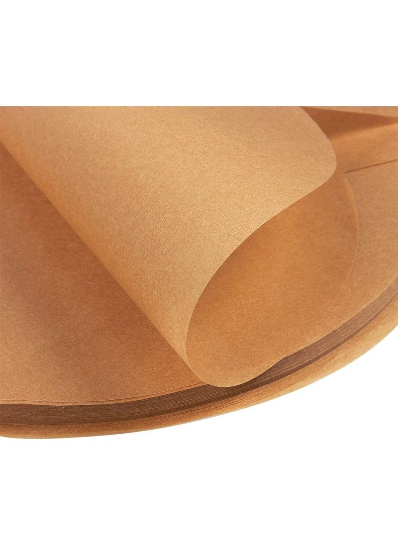 Juvale Juvale Brown Parchment Paper Rounds with Lift Tabs 8 inch Nonstick Cake Pan Baking Liners  100 Sheets  - Image 4