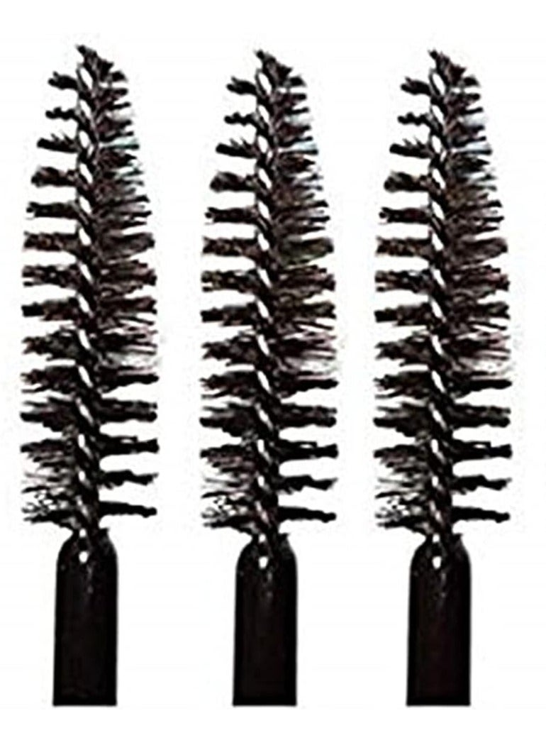 HK Disposable Portable Mini Eyelash Finishing Mascara Brushes 50 PCS Brush Spiral Eyebrow Brush Eyelash Comb Makeup Tool （Black) - Image 3