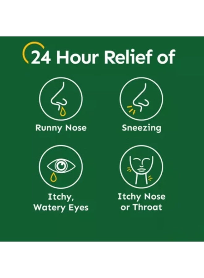 gsk أقراص زيرتيك 10 ملغ سيتيريزين لتخفيف البرد والحساسية، عبوة من 20 - Image 2