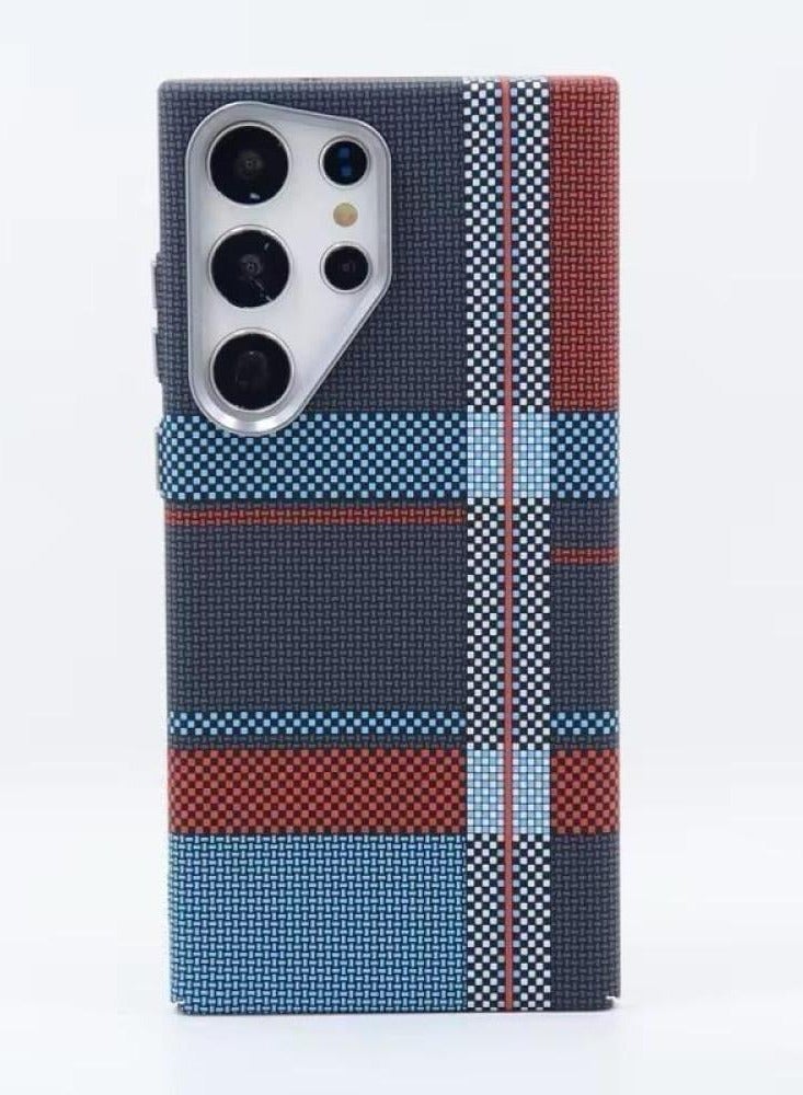 Luxo Samsung S25 Ultra Case Slim Carbon Fiber Texture Hard