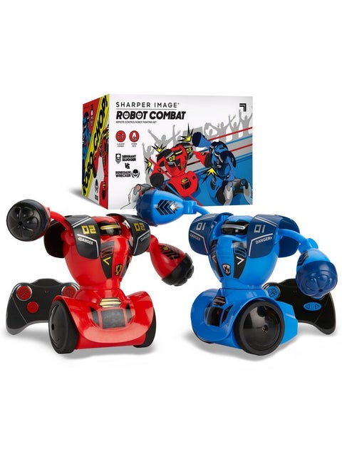 Robot Combat Set [2023 Amazon Exclusive] 2-Player Remote Control Rc Battle Robots, Led Lights & Sound Effects, Wireless Infrared Technology, Fun Electronic Fighting Kids & Family Game