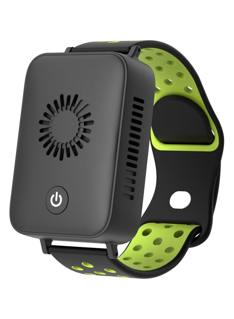 general Warm and Cold Bracelet Wearing Air Conditioner Ice Compress Hot Compress bracelet Cooling Wristband Mini Wearing Heating and Cooling Watch Fan - Image 1