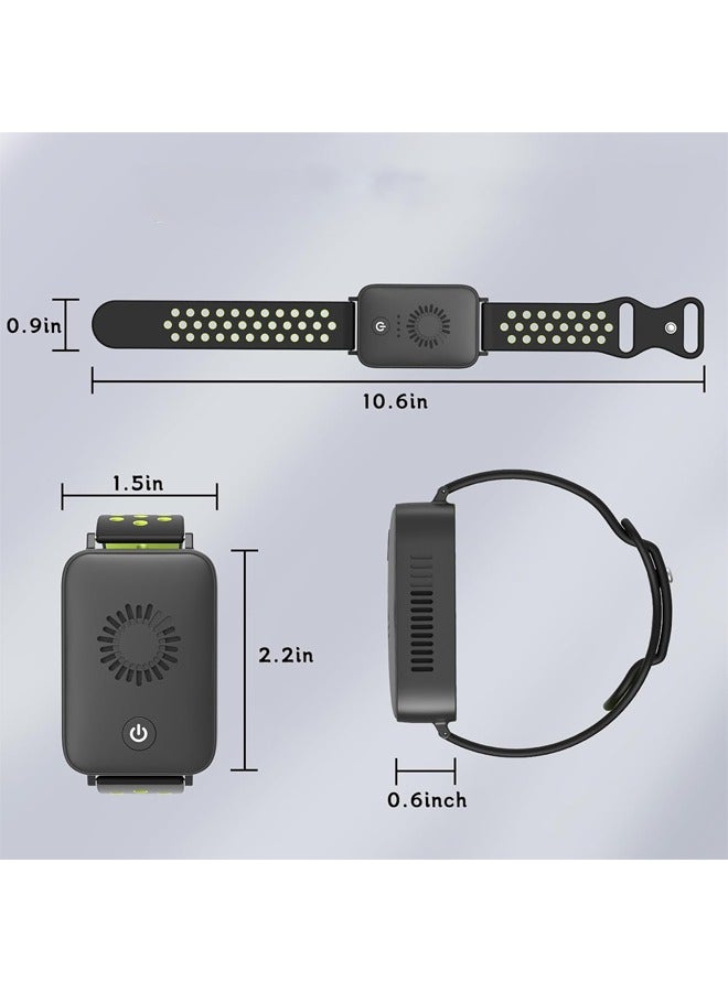 general Warm and Cold Bracelet Wearing Air Conditioner Ice Compress Hot Compress bracelet Cooling Wristband Mini Wearing Heating and Cooling Watch Fan - Image 5