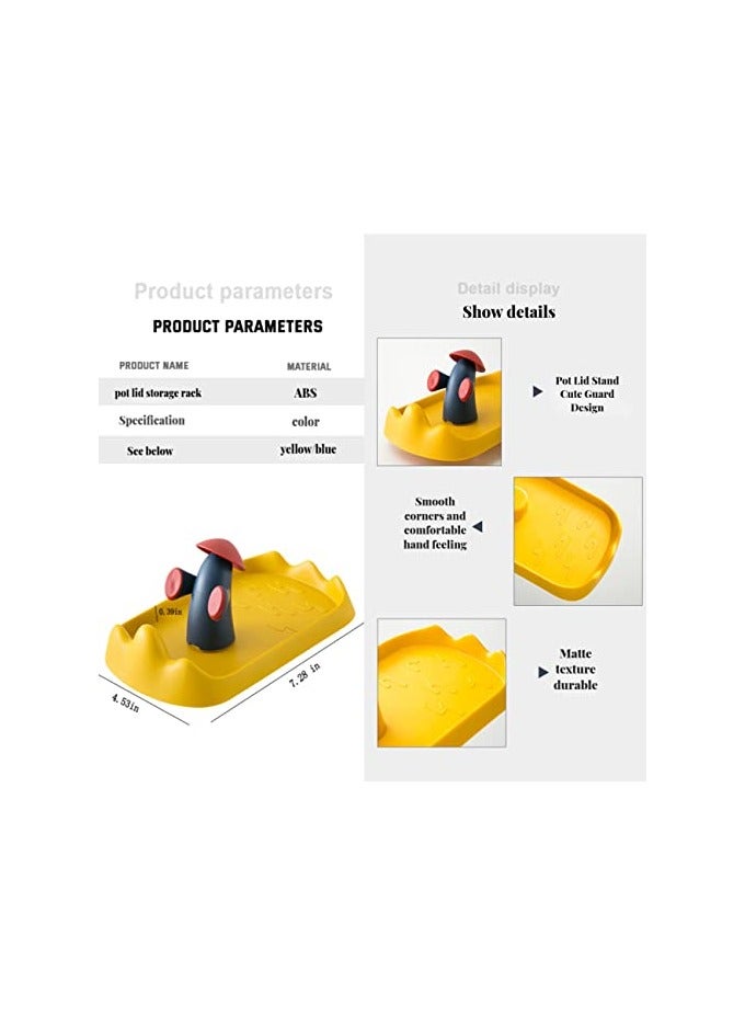 erorex Spoon Rest Kitchen Gadgets Spoon Holder And Lid Rest 2 Pcs，Kitchen Essentials For New Home Novelty Cute Guard Design Kitchen Gadgets Spoon Rest For Stovetop，Kitchen Tools For Spatulas And Lid Rest - Image 5