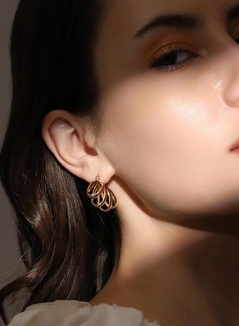 Sohi  Multi Loop Drop Earrings for Women | Best Price UAE