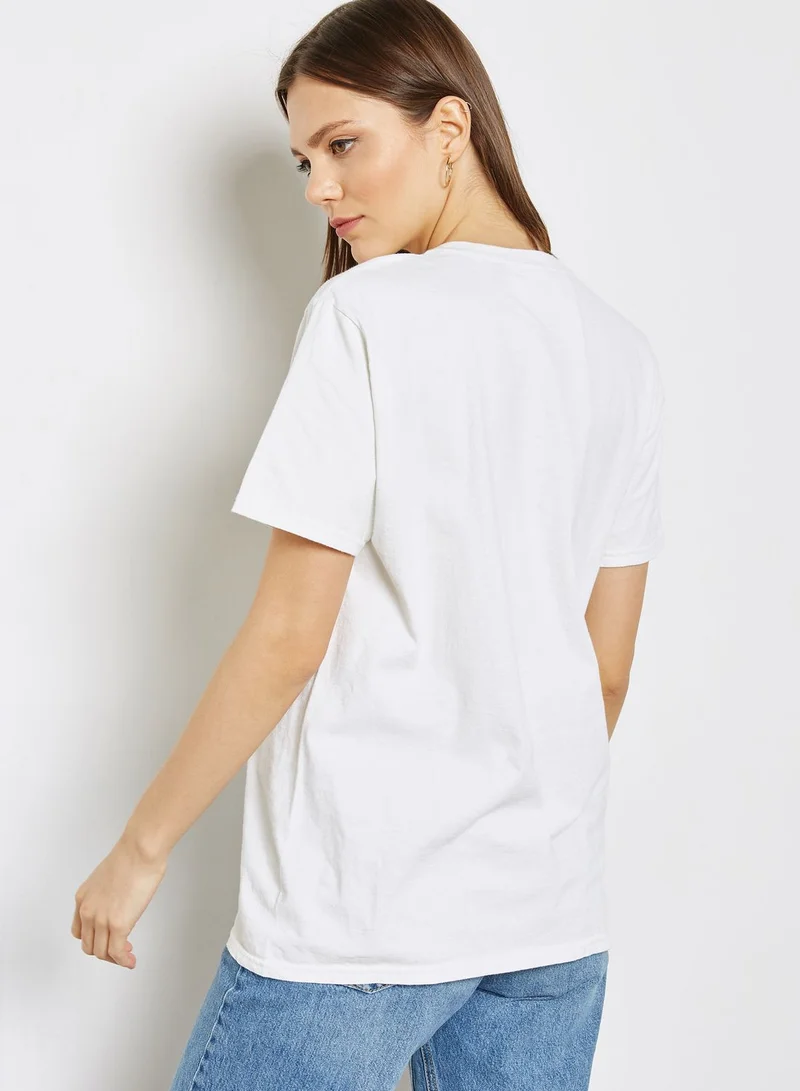TOPSHOP Slogan T-Shirt