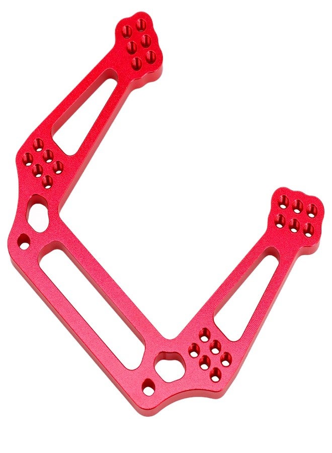 POLANTA Aluminum Alloy Front Shock Tower Upgrade Part Compatible with Slash 2wd Rustler Bandit Stampede, Replace 3639 (Red) - Image 4