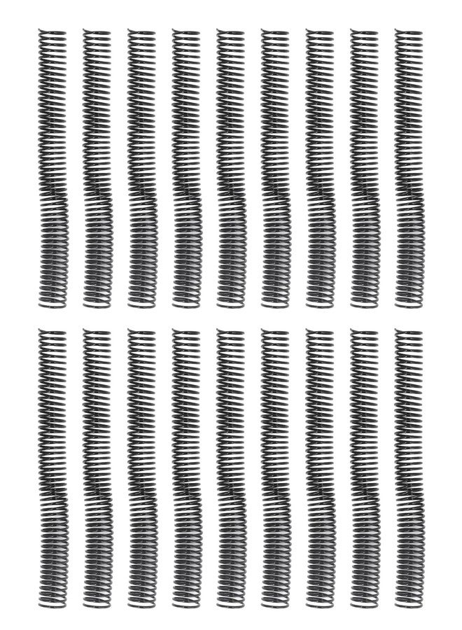 LiebeWH 18 Pack Plastic Spiral Binding Coils with 310 Sheet Capacity 38mm Diameter 4:1 Pitch 360 Degree Rotation for Letter Size Documents, LiebeWH9faekcq0b3 - Image 1