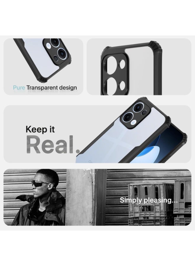 غطاء خلفي شفاف مقاوم للصدمات لهاتف Oneplus 13T 5G بتصميم واقٍ وحماية 360 درجة، غطاء خلفي شفاف لهاتف Oneplus 13T 5G - Image 3