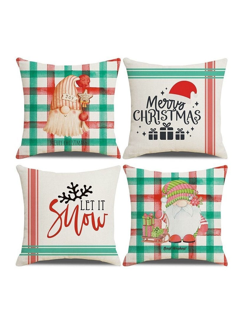 Y&D 4Pcs pillow case cover cushion for home decor 45*45cm 