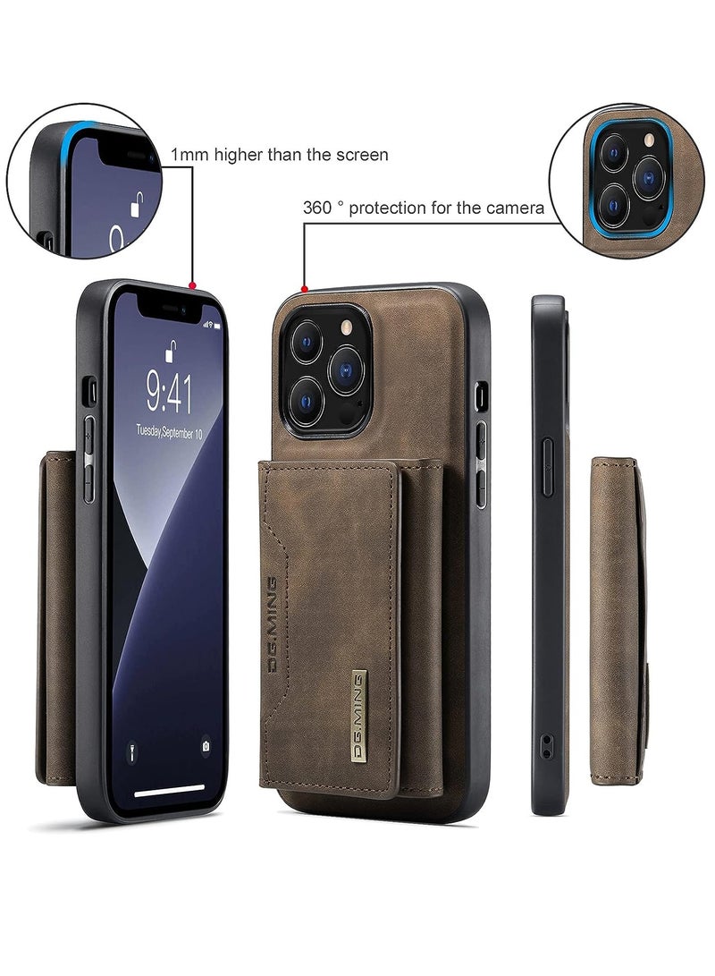 Dg Ming iPhone 15 Pro protection case, back cover with detachable magnetic ID card wallet, shockproof case, made of thermoplastic polyurethane  - Image 3