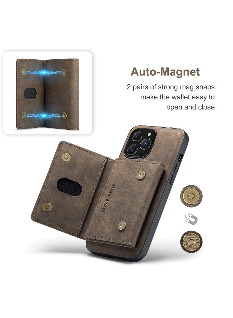 Dg Ming iPhone 15 Pro protection case, back cover with detachable magnetic ID card wallet, shockproof case, made of thermoplastic polyurethane  - Image 5