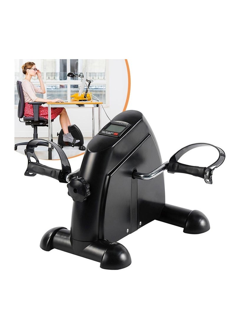 DPTER Mini Exercise Bike,with Digital Monitor Portable Exercise Bike Pedals under Desk Mini Cycle Bike, for Legs And Arms Exercise  - Image 1