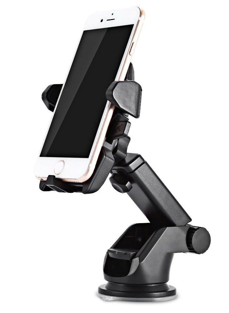 حامل هاتف للسيارة، دوران 360 درجة قابل للتعديل ومحمول، حامل للهاتف المحمول - Image 4