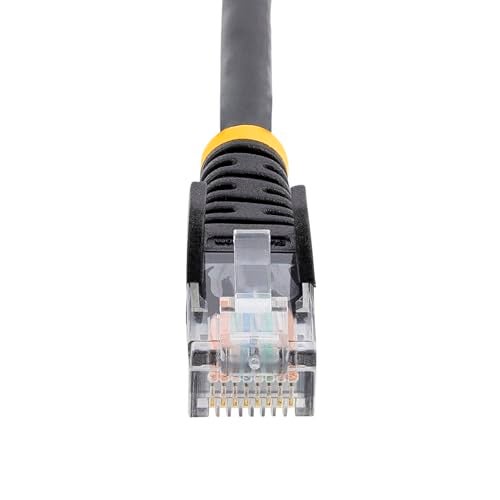 StarTech.com Cat5e Patch Cable with Snagless RJ45 Connectors - 50 ft, Black (45PATCH15BK) - Image 4