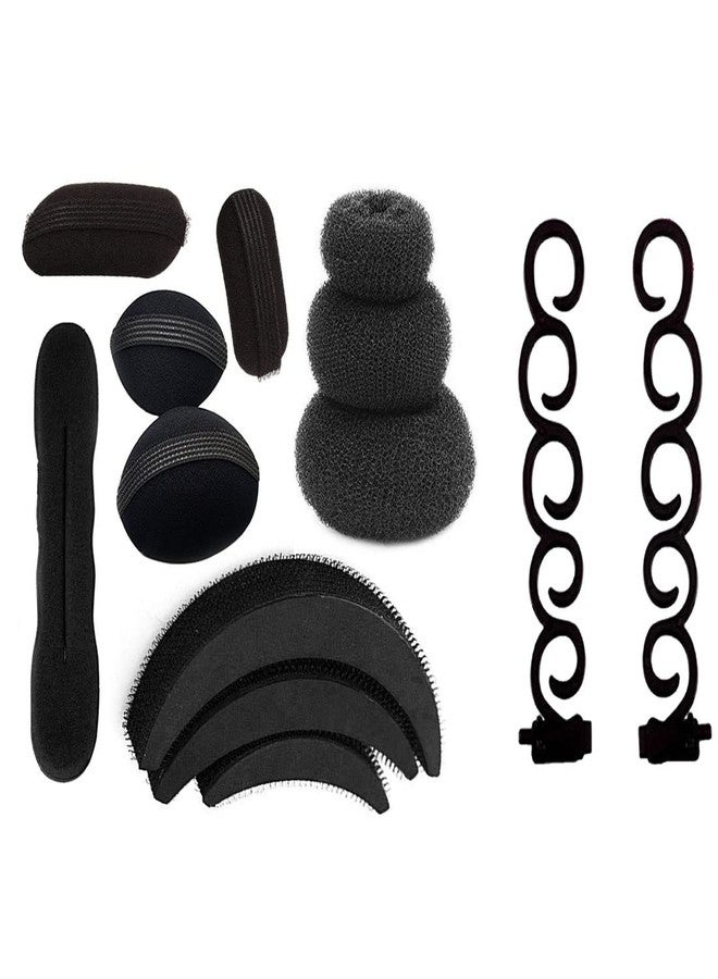 StayBuy™ Hair Acceessories Combo Pack of 13 Juda Maker, Bun Maker Hair Puff Maker Hair Briad Tool Hair Dount For Women And Girls - Image 1