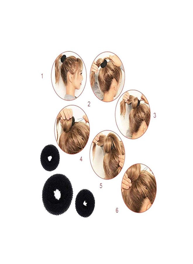 StayBuy™ Hair Acceessories Combo Pack of 13 Juda Maker, Bun Maker Hair Puff Maker Hair Briad Tool Hair Dount For Women And Girls - Image 3
