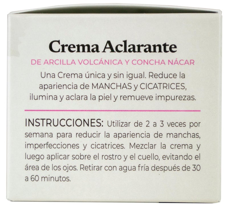 Concha Nacar Crema Aclarante No.3, Brightening Mask 3 oz, Reduces Appearance Of Spots And Scars | Crema Aclaradora Para Piel Manchas En Cara (Pack of 1) - Image 3