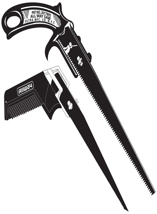 اول واي منشار ALLWAY HSN Handy Saw Nest مع شفرتين، 7-1/2 بوصة - Image 5