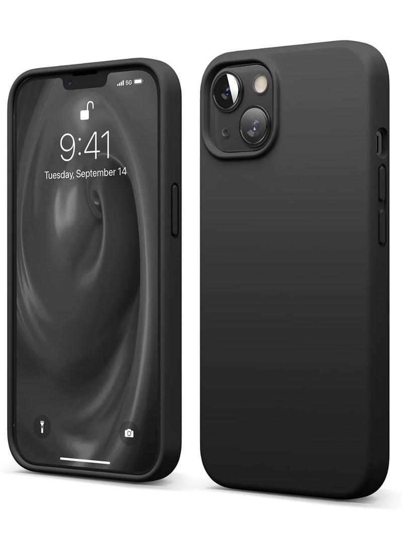 BORTONY iPhone 13 Case Soft Silicone Anti Scratch iPhone 13 Cover Shockproof with Inside Micrfiber Lining Protective Phone Case for iPhone 13 6.1 inch - Image 1