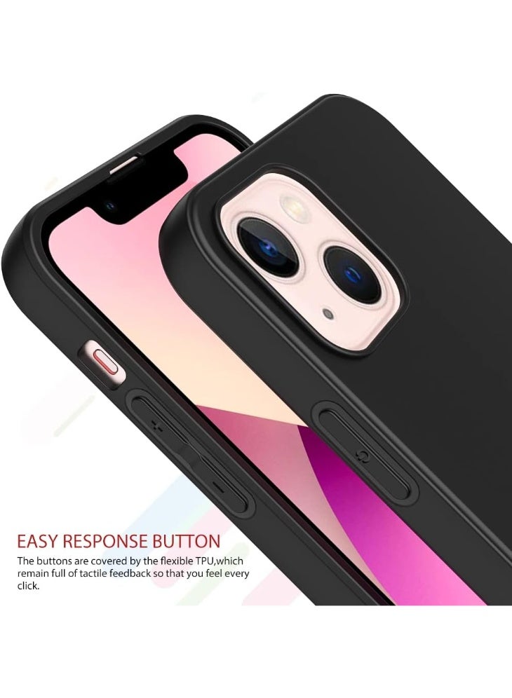 BORTONY iPhone 13 Case Soft Silicone Anti Scratch iPhone 13 Cover Shockproof with Inside Micrfiber Lining Protective Phone Case for iPhone 13 6.1 inch - Image 2