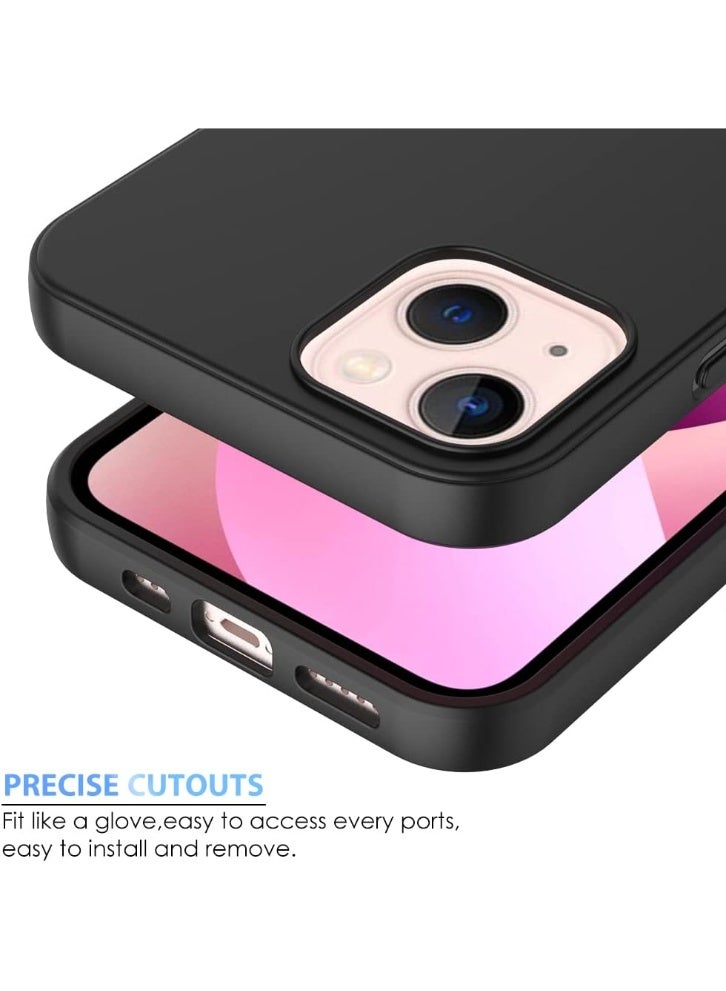 BORTONY iPhone 13 Case Soft Silicone Anti Scratch iPhone 13 Cover Shockproof with Inside Micrfiber Lining Protective Phone Case for iPhone 13 6.1 inch - Image 3