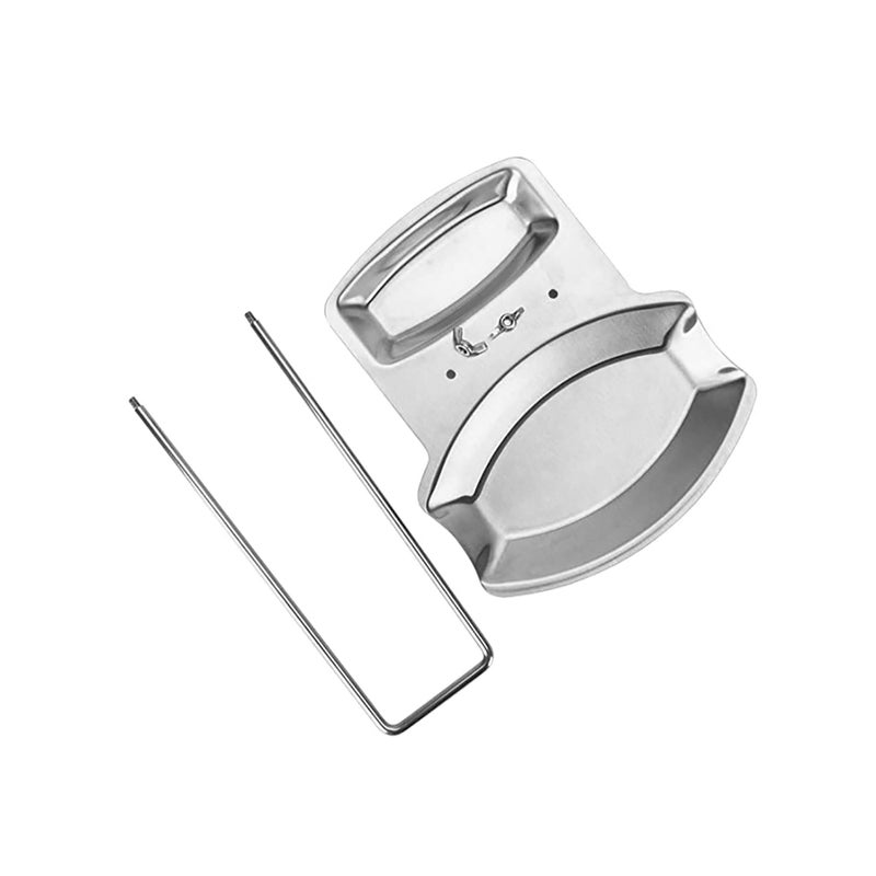 SOLARAE Spoon Rest and Pot Lid Holder Stainless Steel Pan Pot Cover Lid Rack Shelf Stand Holder Spoon Holder Utensil Rest Stove Organizer Storage Soup Spoon Rests Kitchen Tool - Image 2